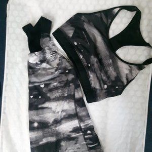 Almost New Yoga top and matching activeware bra